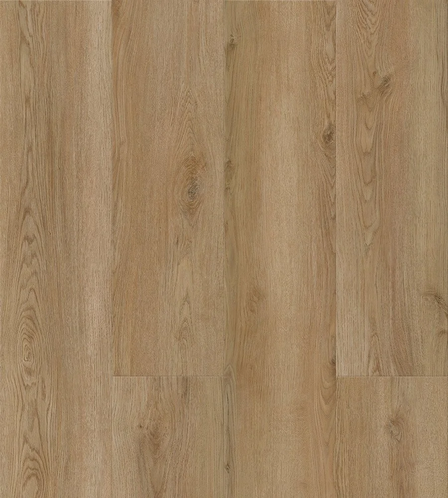 Close-up of a wooden floor with a natural light brown color and visible wood grain patterns.