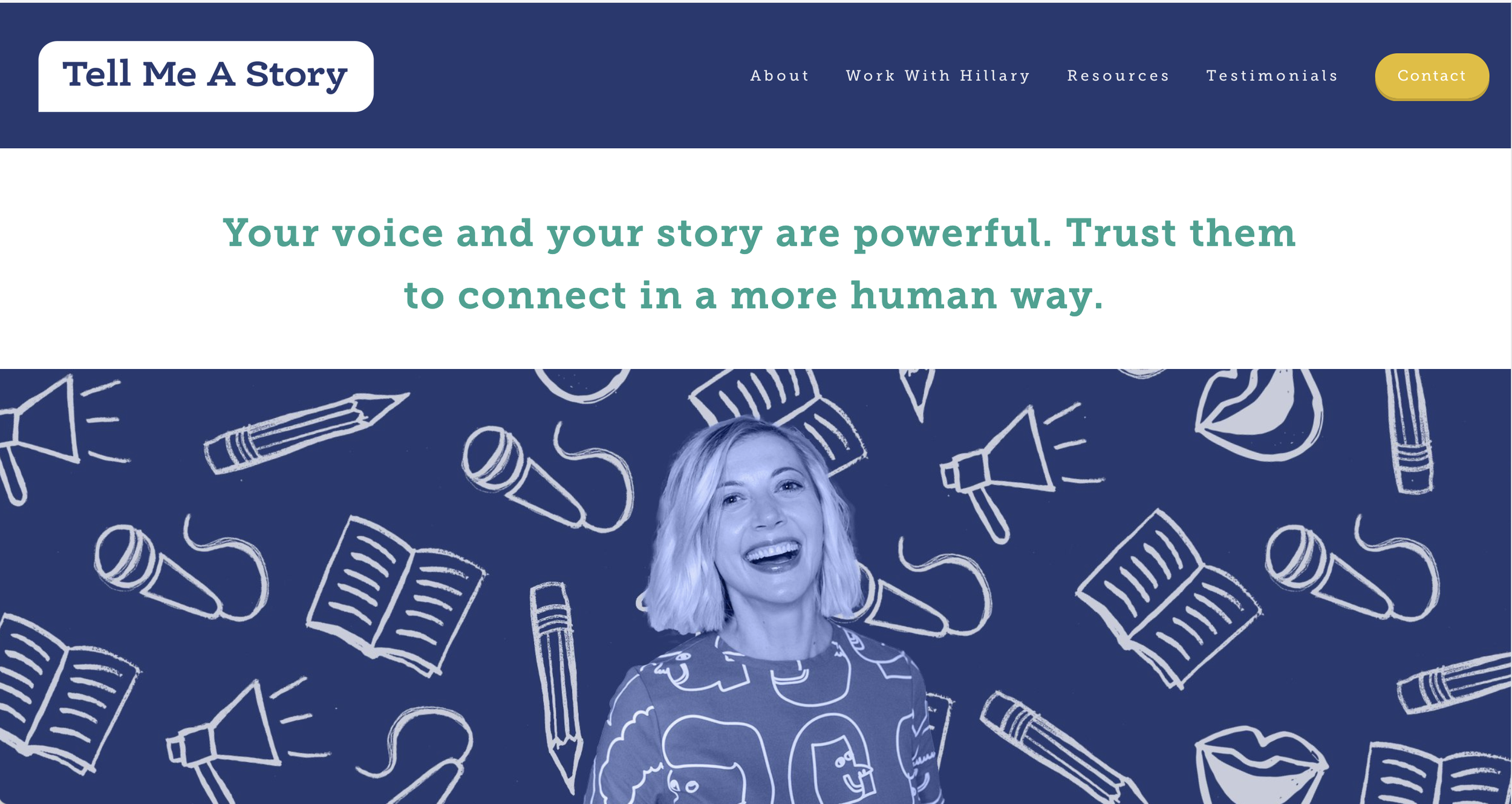 Tell Me A Story Homepage | 2024