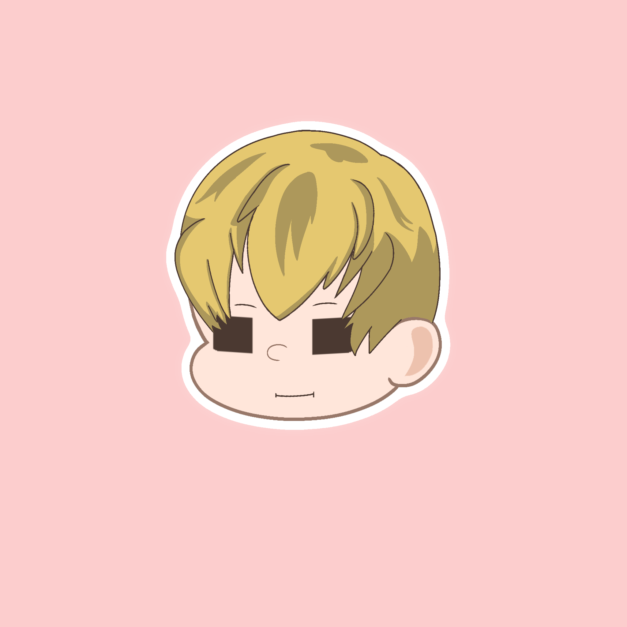 (MHA)  Ojiro Chibi Head Sticker