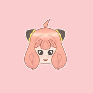 (Spy X Family) Anya Chibi Head Sticker
