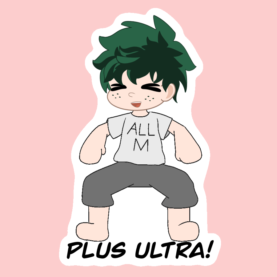(MHA) Deku Catchphrase Sticker