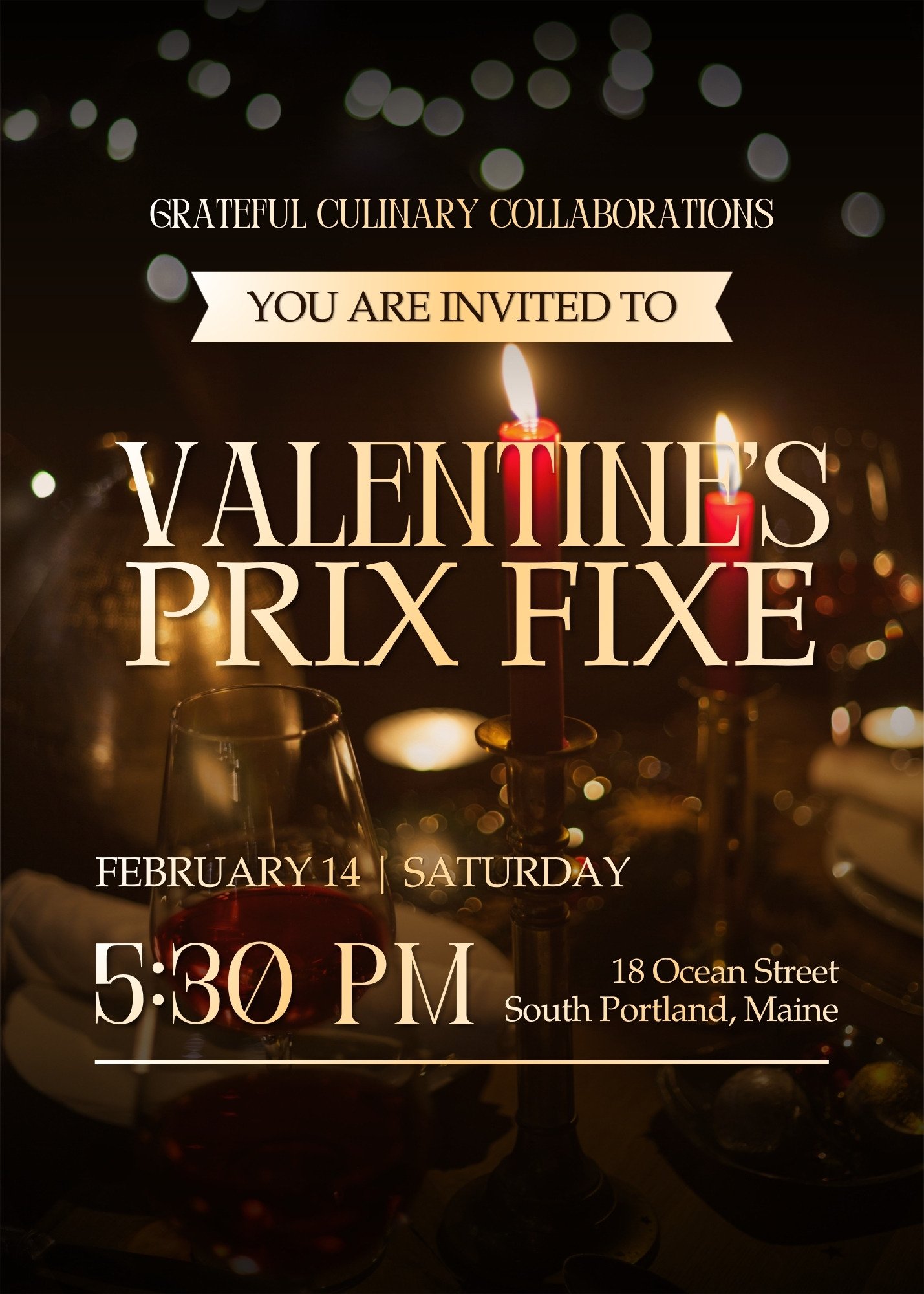 Valentine's Prix Fixe