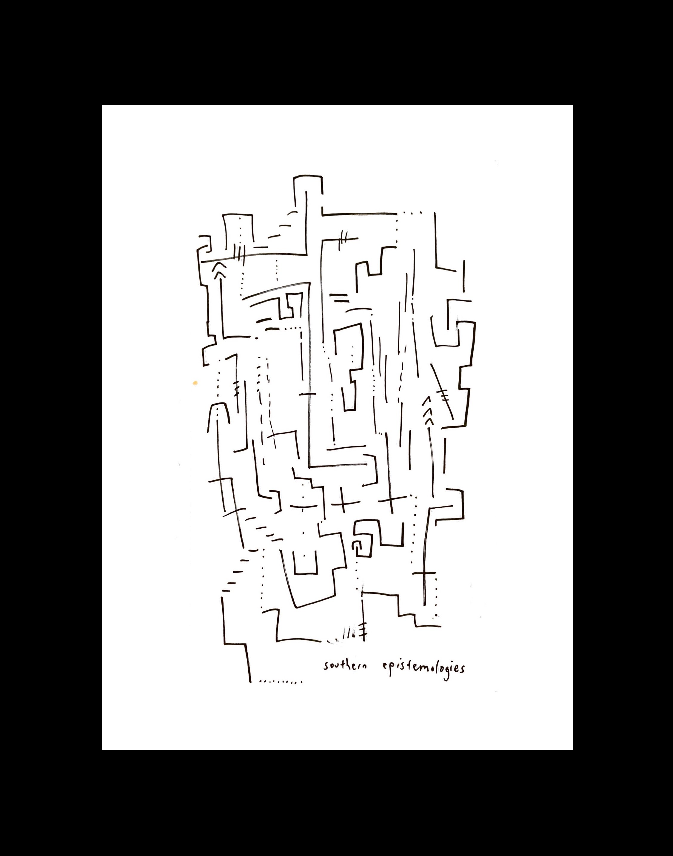 Southern Epistemologies, 2024
ink on paper