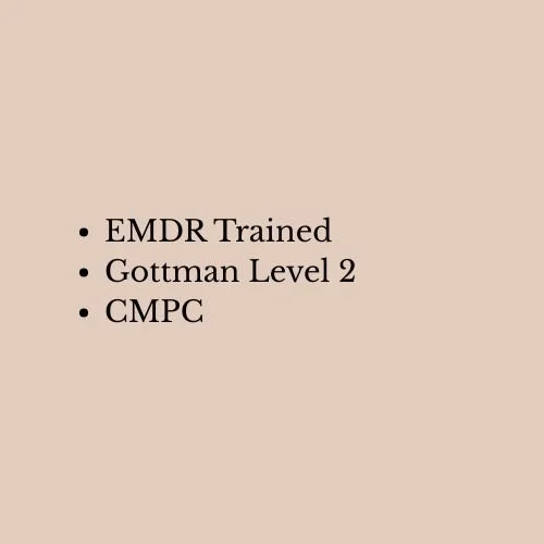 EMDR and Gottman Method certified counselors in Tyler, TX