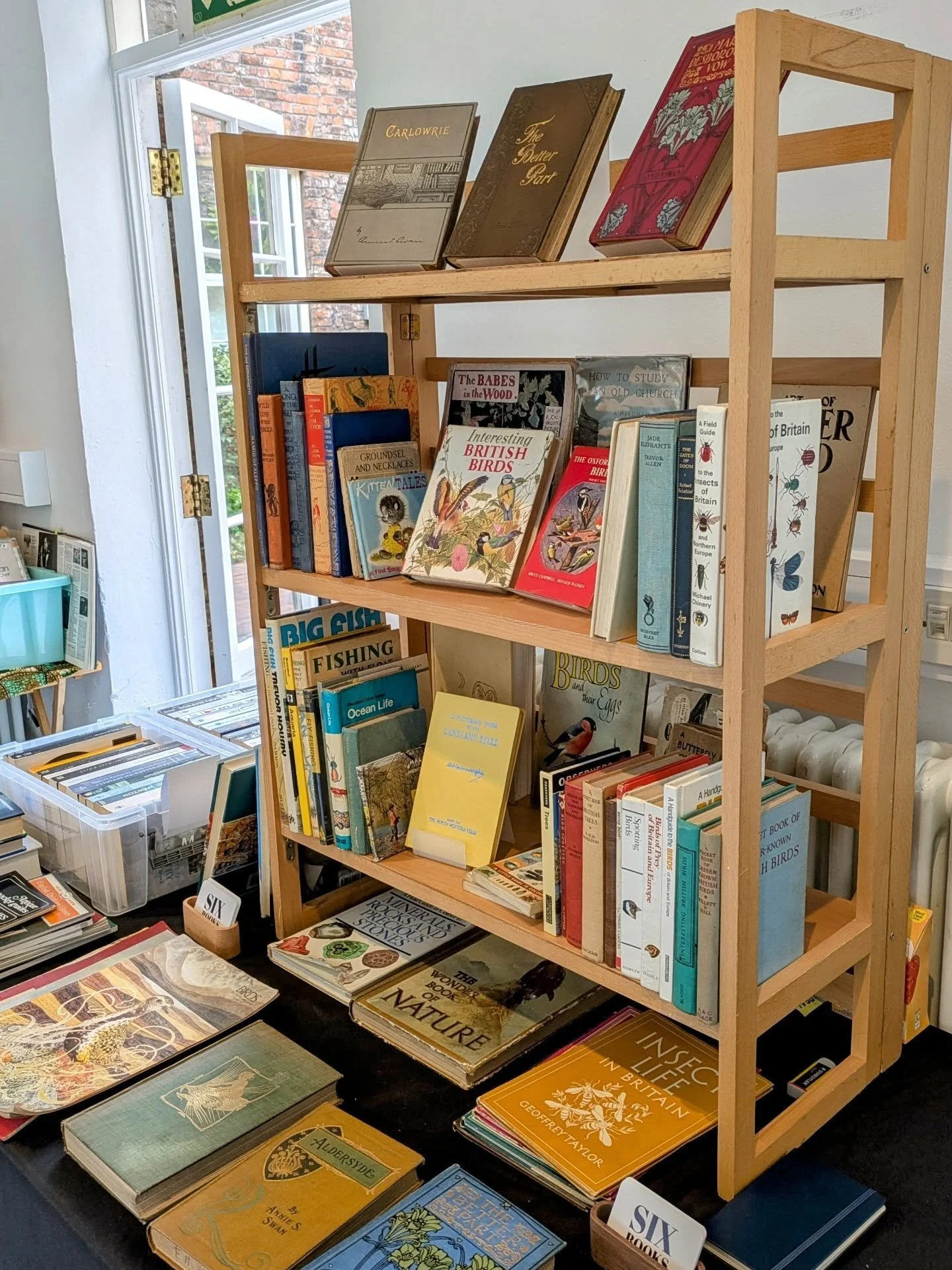 Recent bookselling photos. I bought about 400 books last week. Mainly natural history and with the plan to grow my eBay shop. Let's see how fast I can sell them.