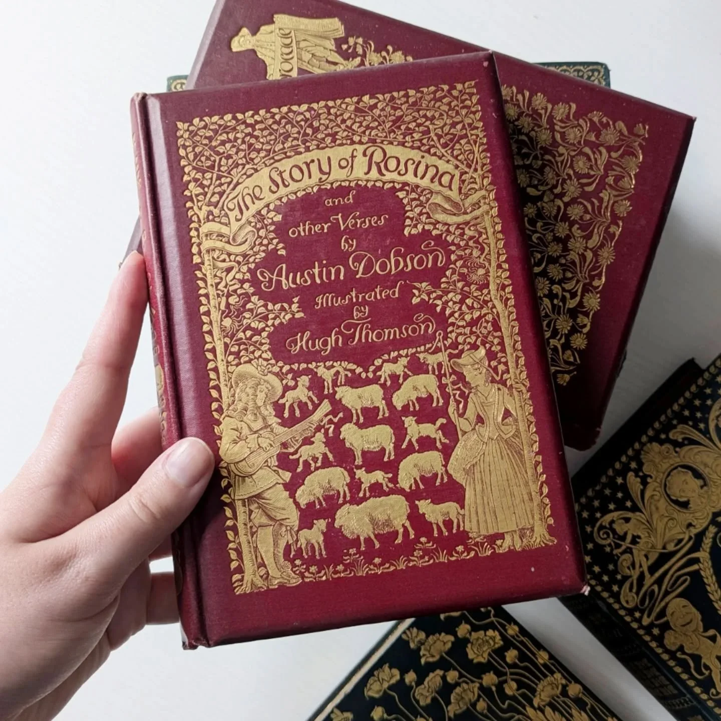 Pretty antique books on eBay, illustrated by Huge Thomson. Tomorrow I'm picking up a very large book job lot so expect lots of New Naturalist and nature books soon.

#bookaddiction #bookaddicts #onlinebookstore #booknerd #beautifulbooks #usedbooks #v