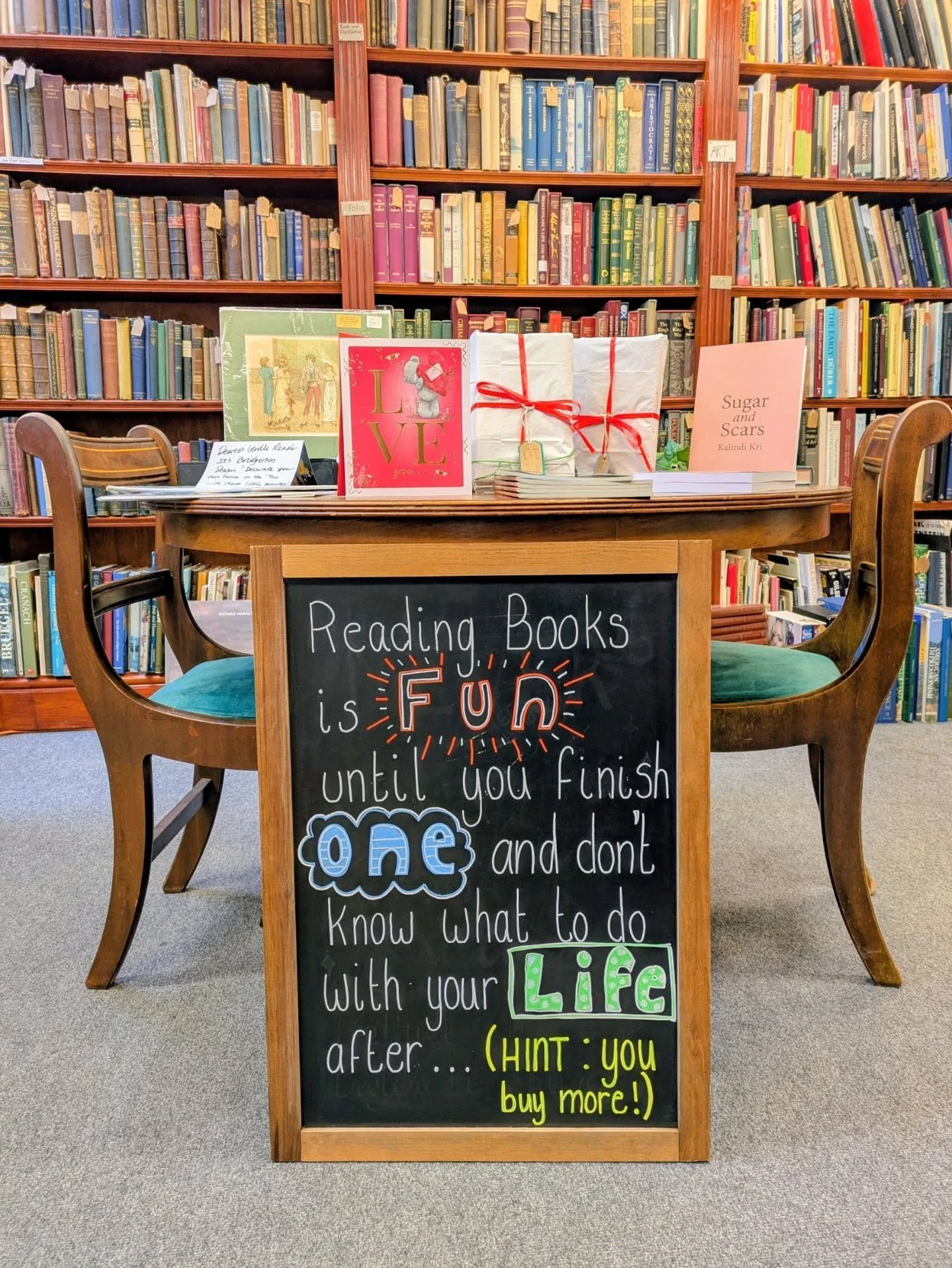 Buying &amp; Selling Books. I spent all of my book budget last month. Looking at my bank account I see that I am making a profit, despite my constant spending. But to pay myself I would need to quadruple my buying &amp; selling. 

#booksellerlife #bo