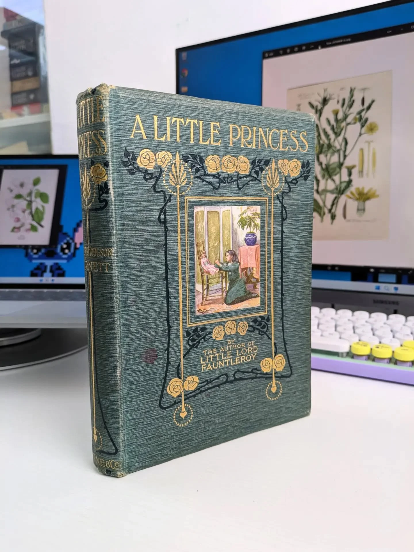 A Little Princess. Ordinarily published as a novella and a play. This is the UK First Edition, and first Hardback, Frederick Warner &amp; Co 1905.

Best Price &amp; Condition Online ⭐

&pound;200 eBay 

#alittleprincess #rarechildrensbooks