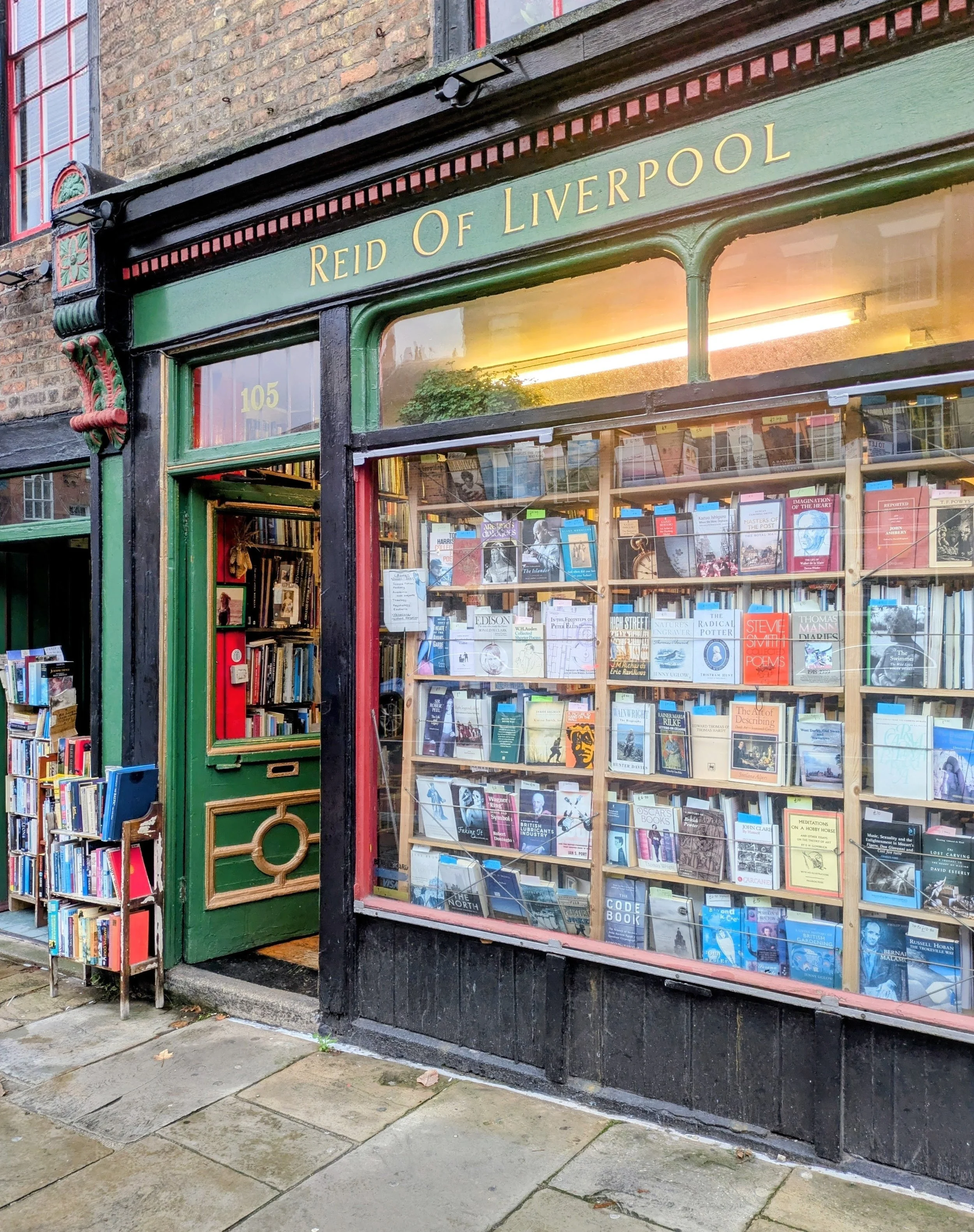 Reid of Liverpool, bookshop