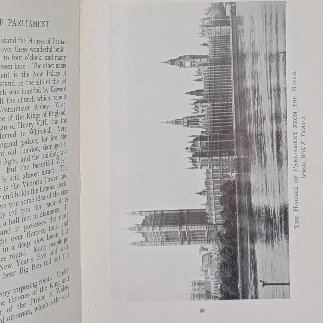 london, show to the children vintage book