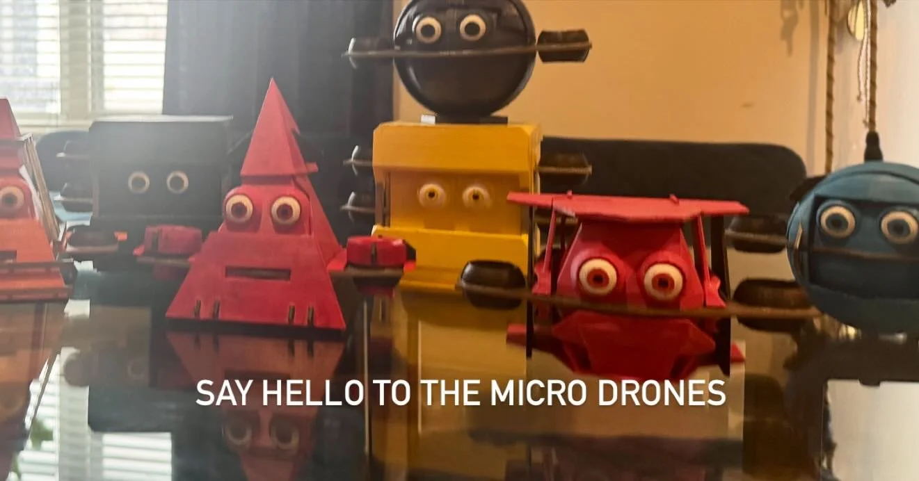 This is the micro-drones, part of the new book series Mothership.