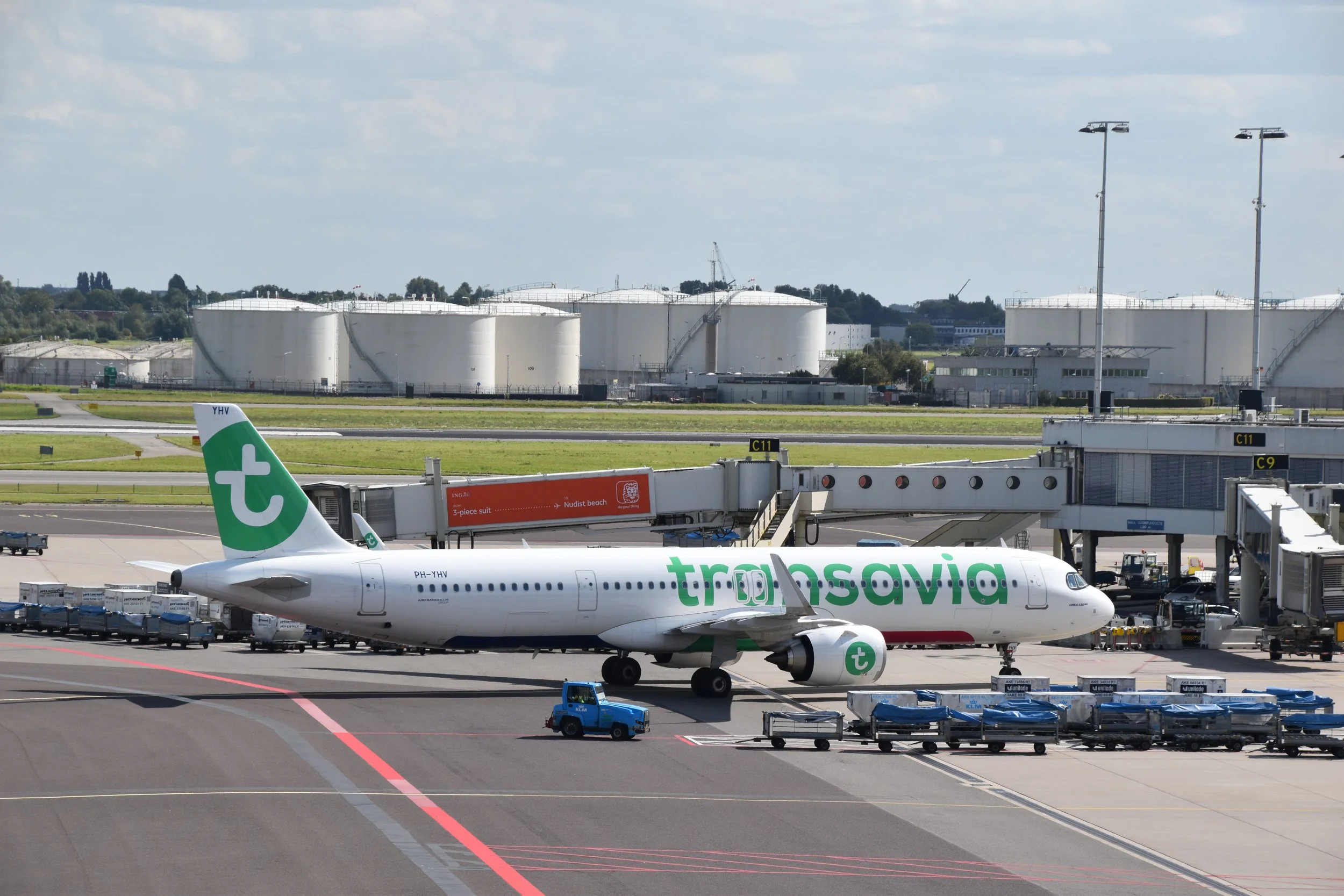 Transavia at the gate 