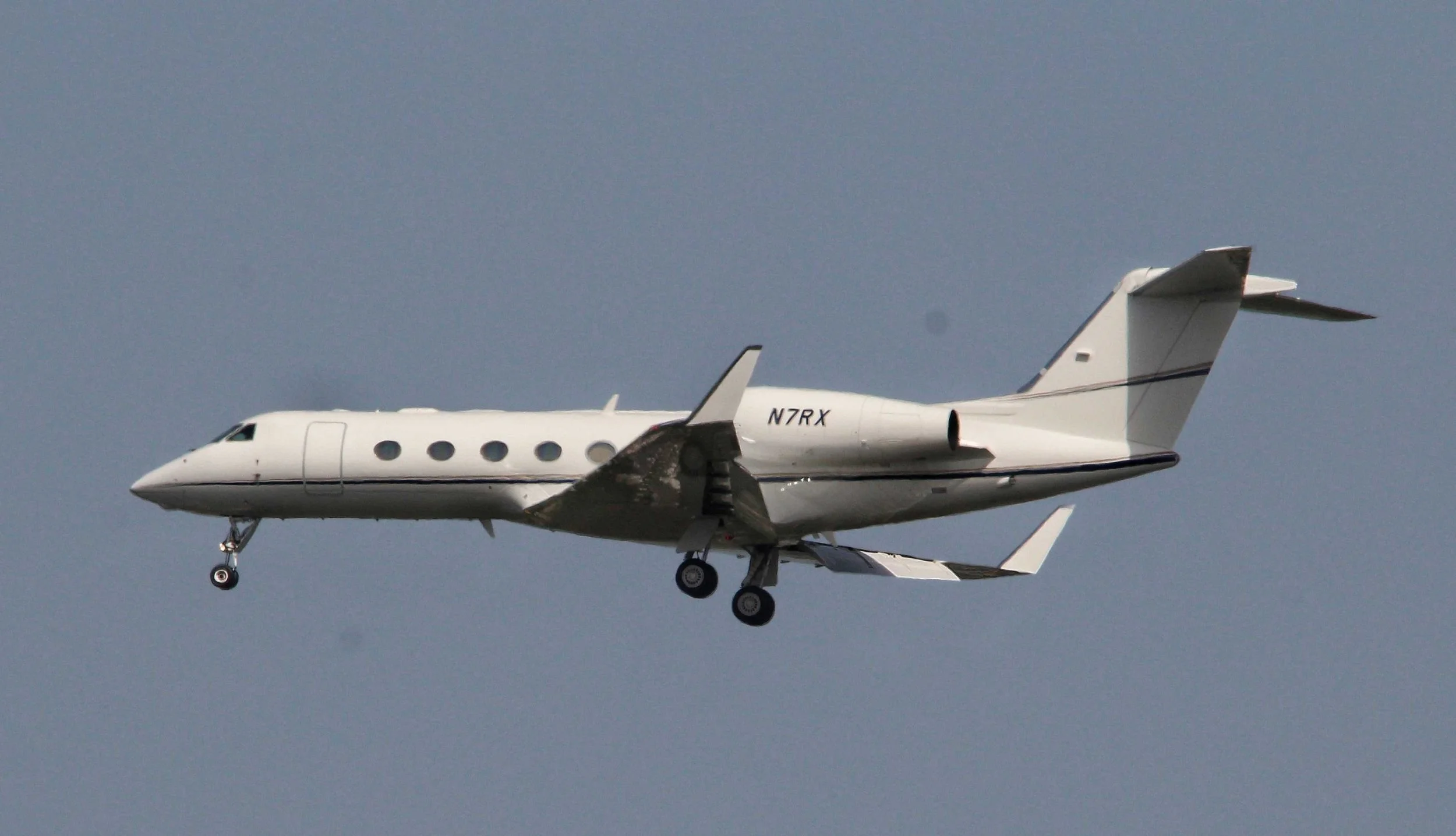 Private Aircraft Arriving at Farnborough