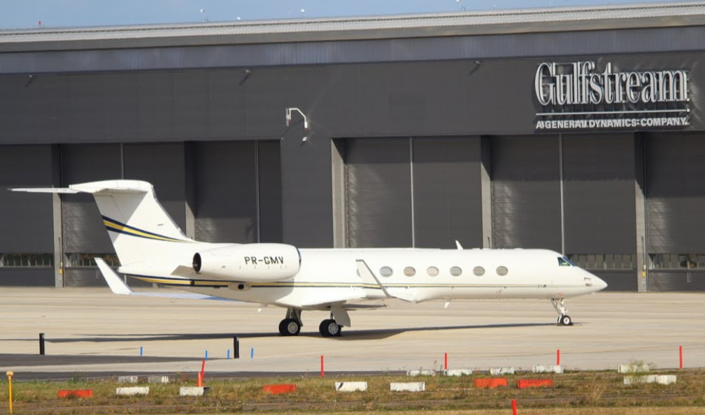 Gulfstream Jet at Farnborough Airport