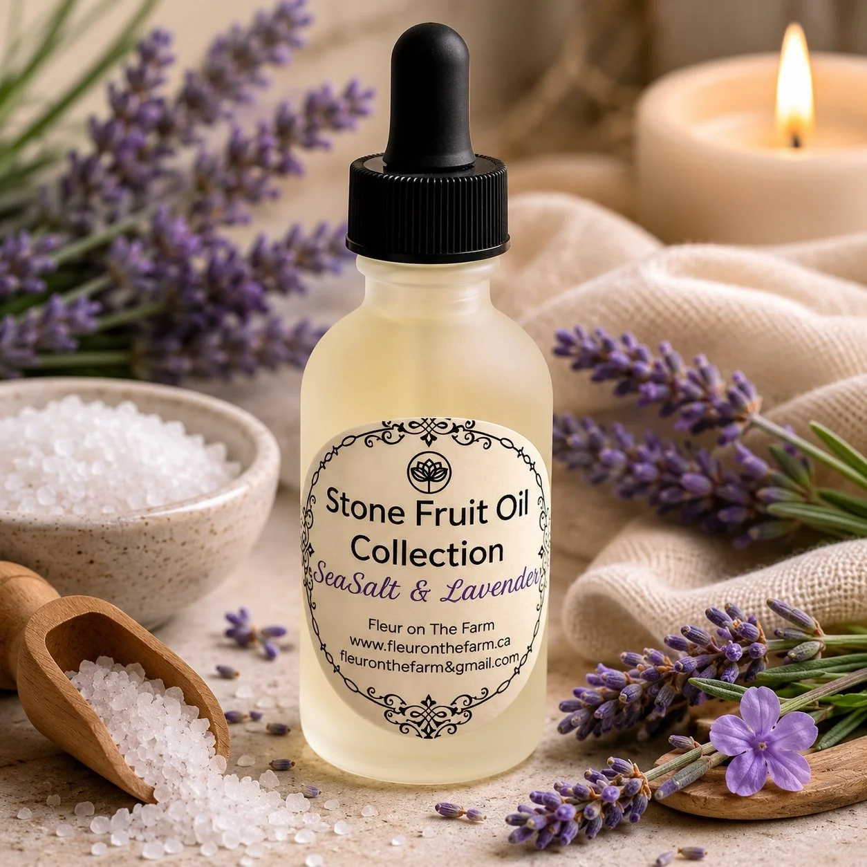 Sea Salt and Lavender Oil