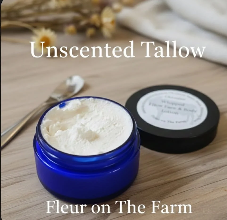 Whipped Tallow Face and Body Lotion Unscented