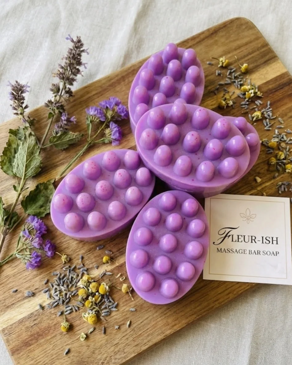 Fleur-Ish Massage Bar Soap