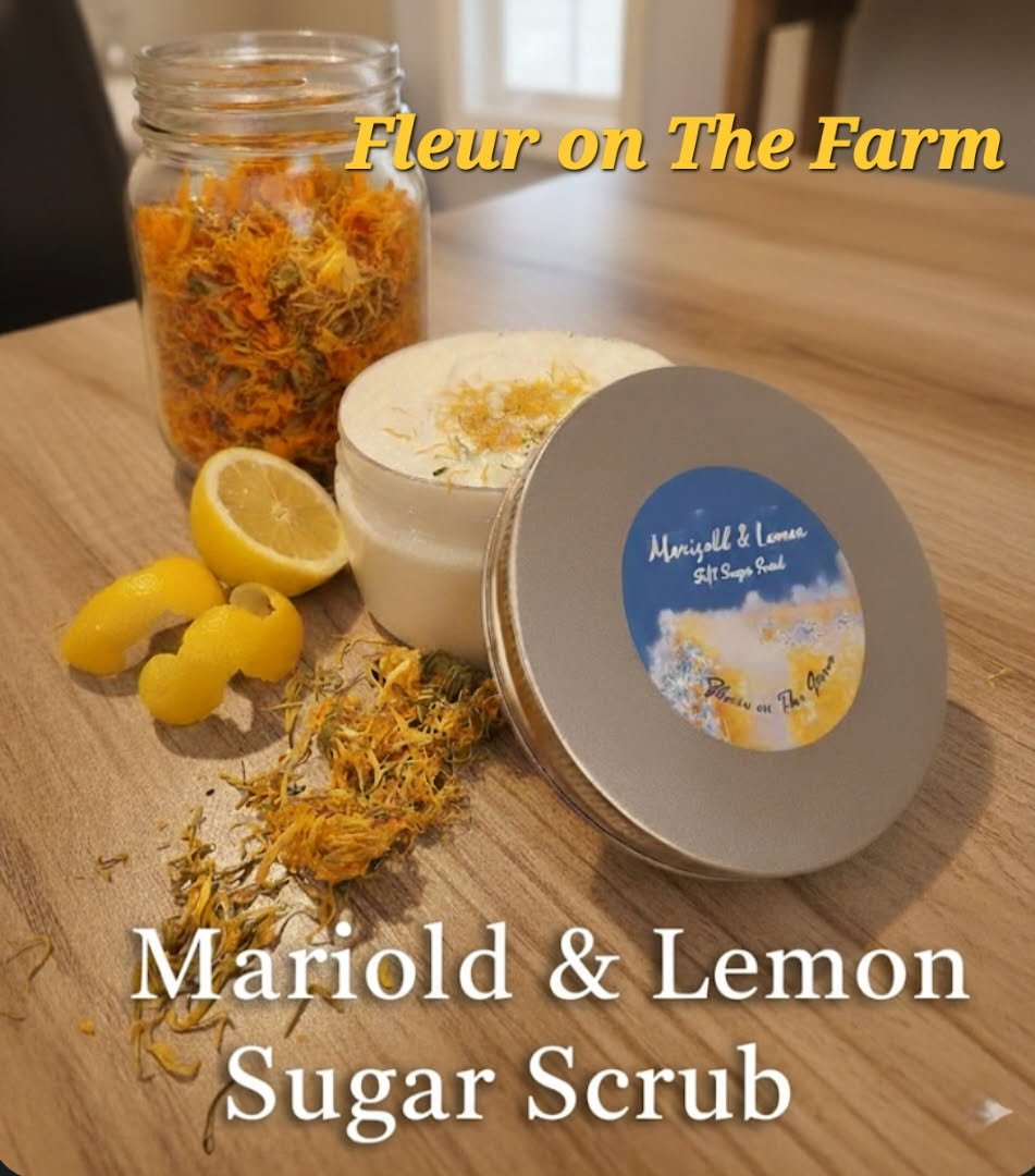 Marigold & Lemon Soft Sugar Scrub