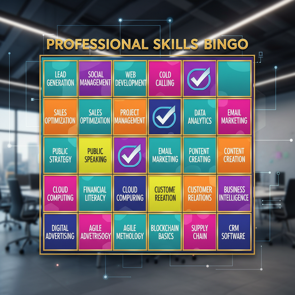 Unorthodox New Year’s Planning: The Bingo Board Approach to Professional Growth