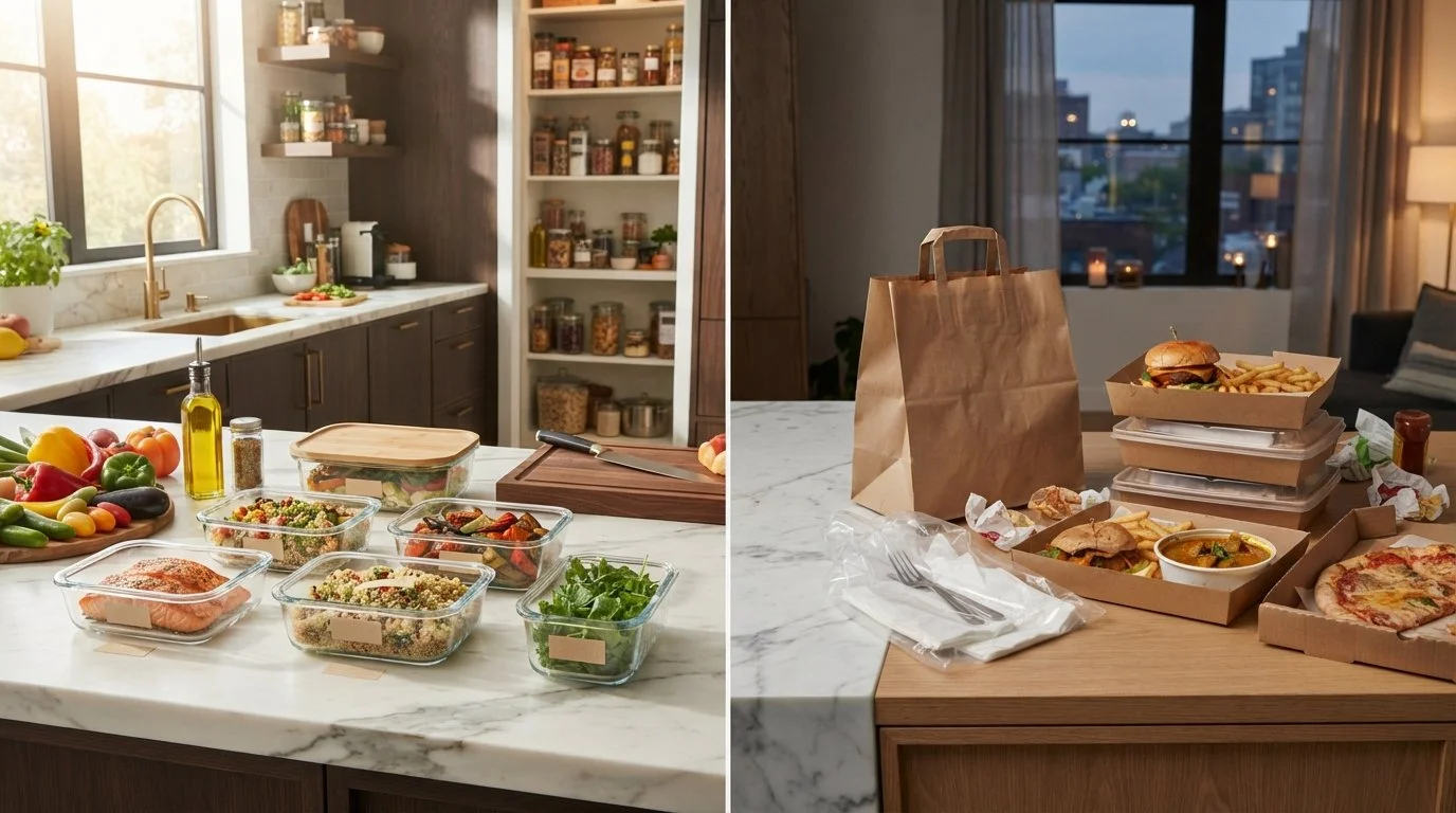 meal prep vs standard delivery comparison