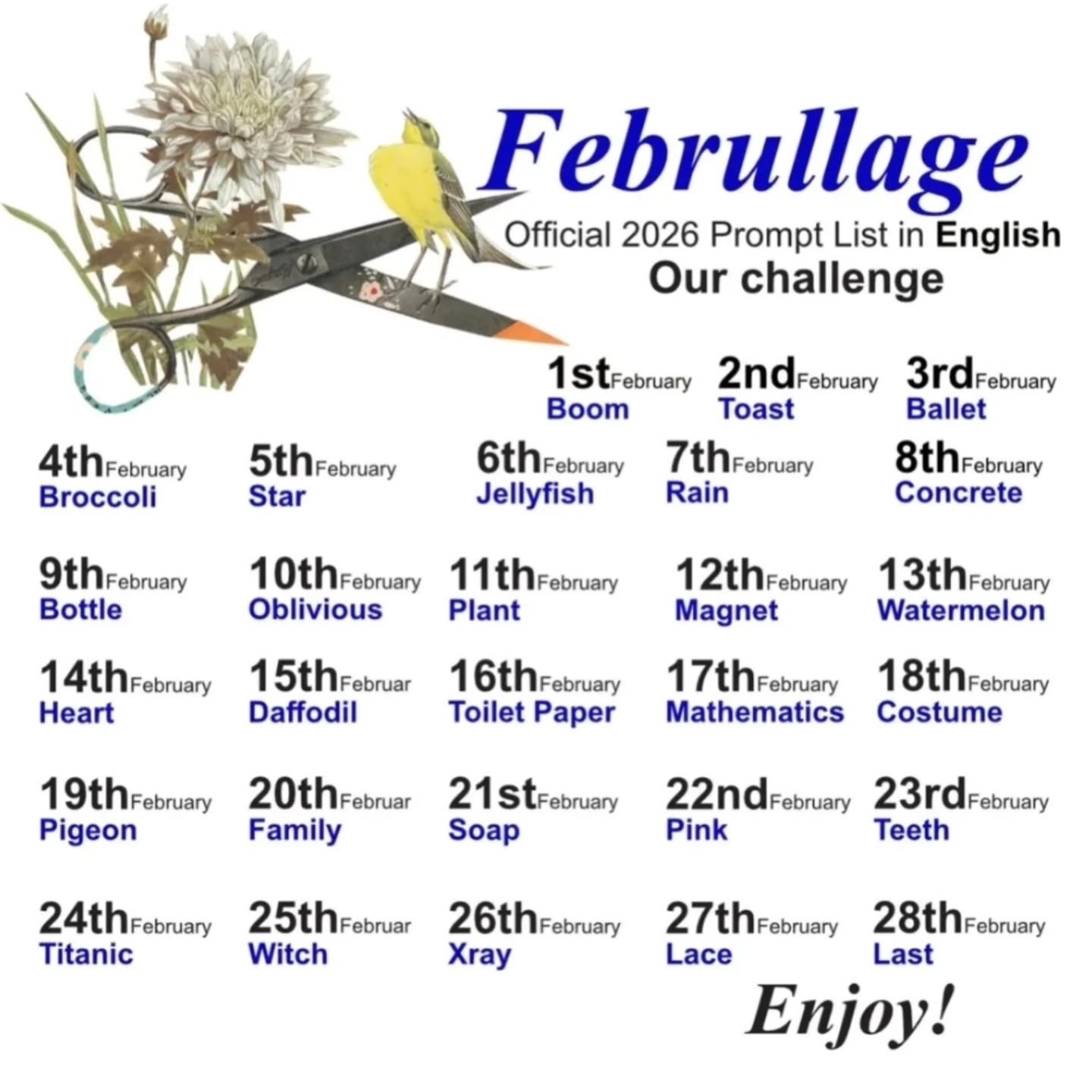 ✂️FEBRUARY IS FOR FEBRULLAGE!✂️

Februllage is a yearly collaboration between @edinburghcollagecollective and the @scandinavian_collage_museum that invites collage artists from all over the world to make a 'collage a day'
throughout February! Artists