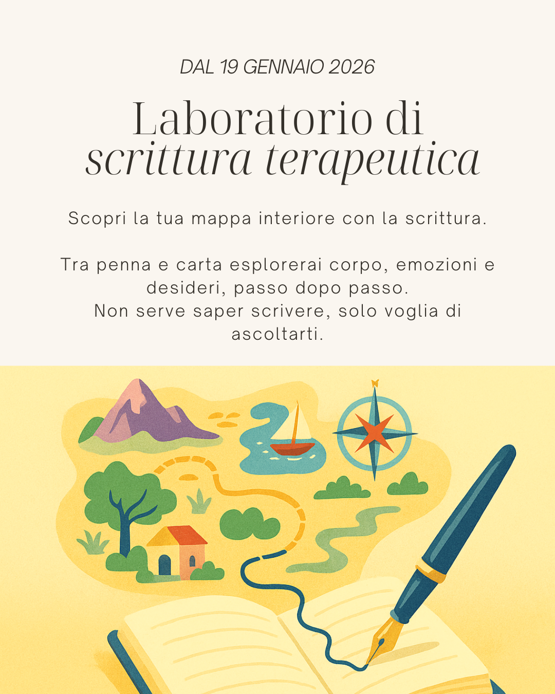 La mia mappa interiore - Laboratorio di scrittura terapeutica (Verona)