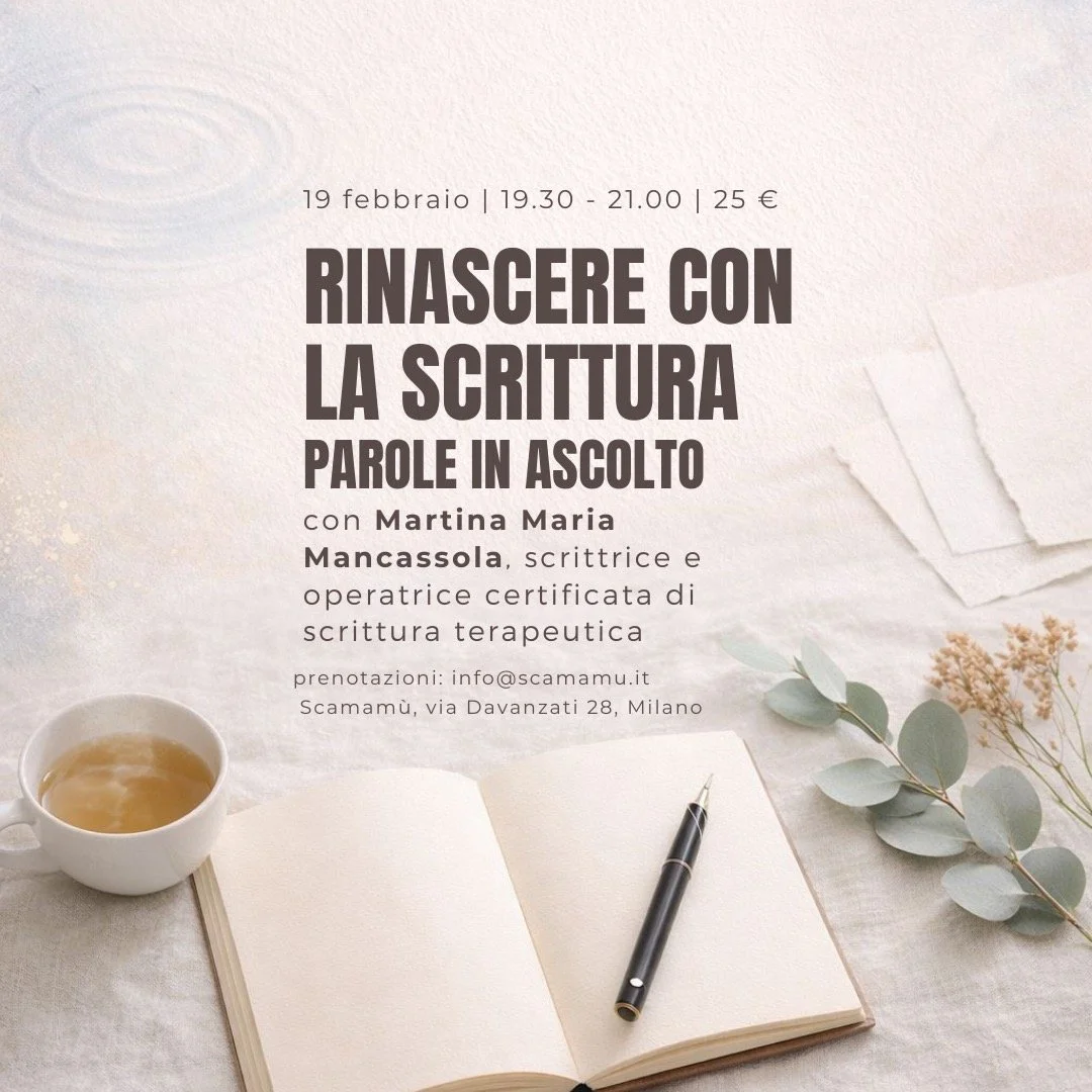Laboratorio di scrittura terapeutica a Milano: Rinascere con la scrittura