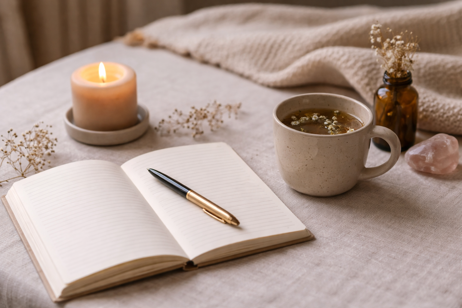 Rituale per ritrovarti: scrittura terapeutica e meditazione per fare chiarezza nei momenti di crisi