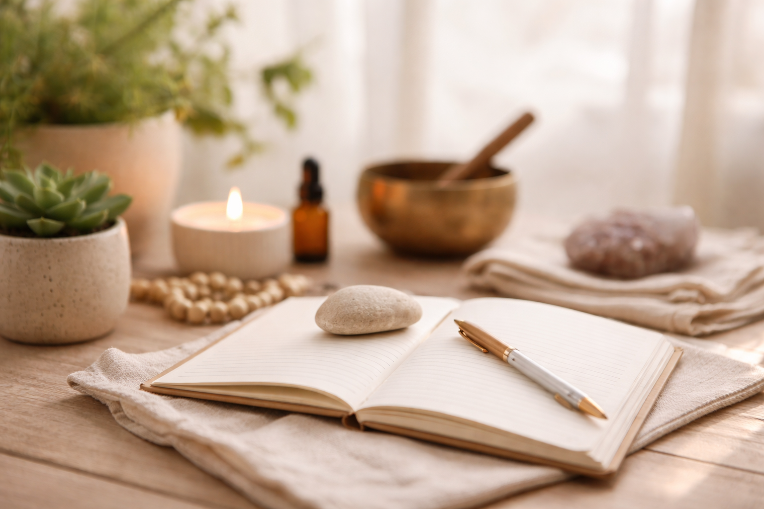 Respiro e meditazione: come rilassarsi, dormire meglio e scrivere le emozioni