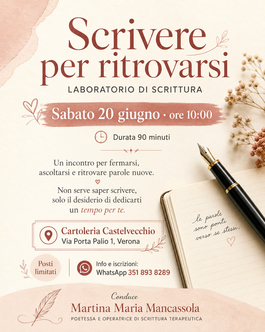 Scrivere per ritrovarsi - Laboratorio di scrittura
