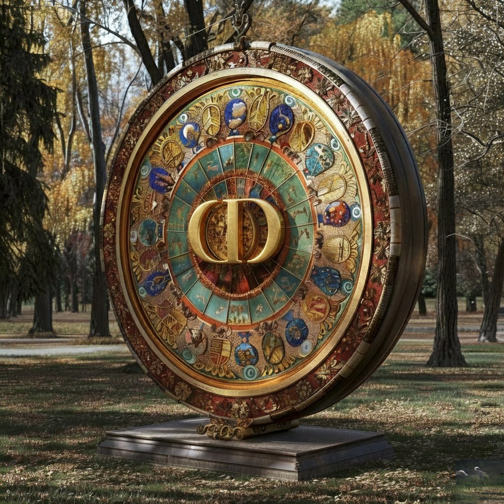 Fortune Wheel Statue