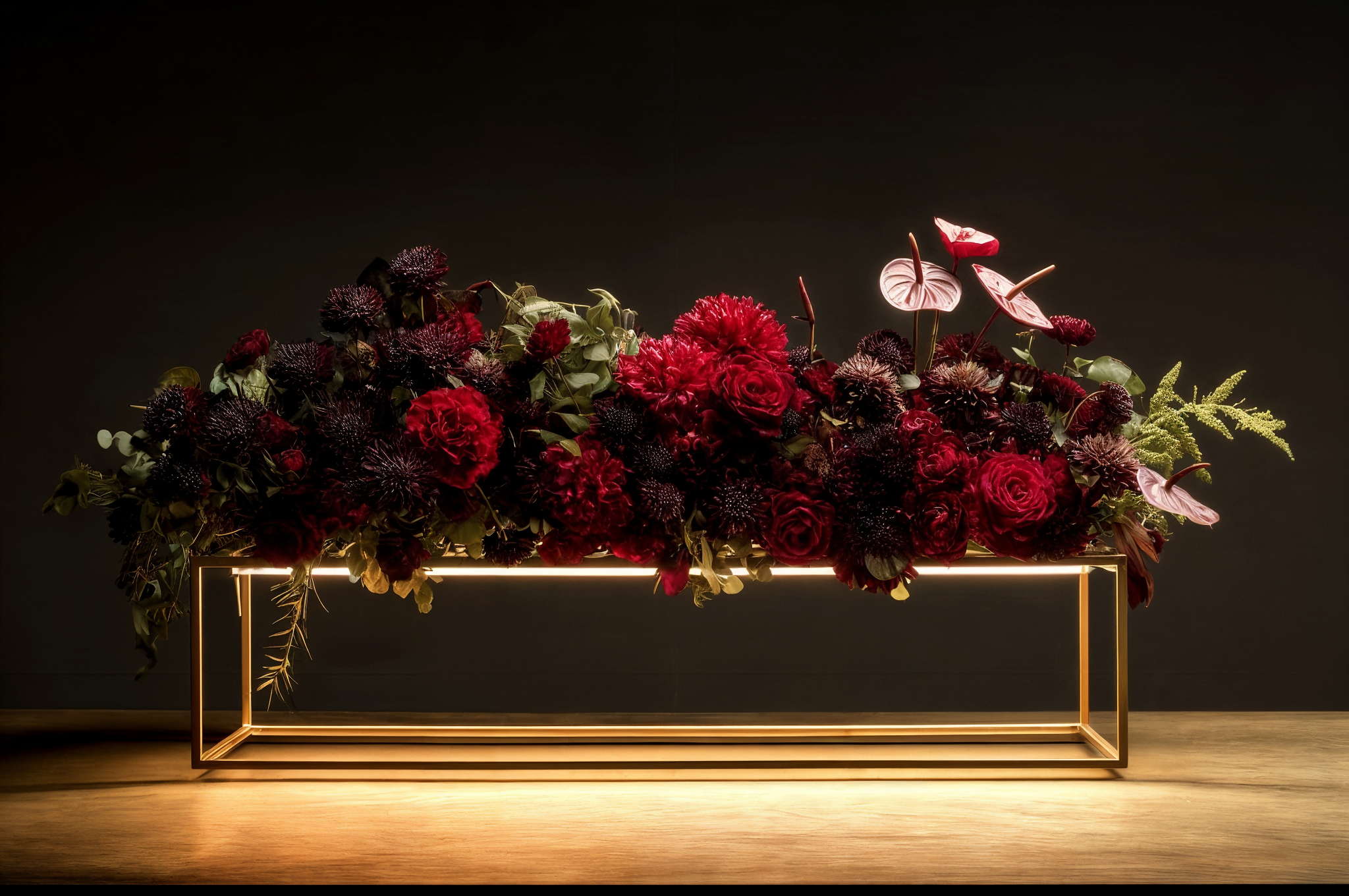 VIP table centrepiece render