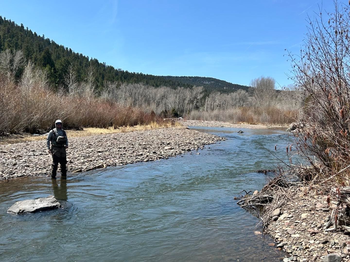 A great day fishing.  Let&rsquo;s go!  Riversandmountainsnm.com, 307.203.7107
#riversandmountainsnm.com,  #flyfishing, #flyfishnewmexico #newmexico #taos
