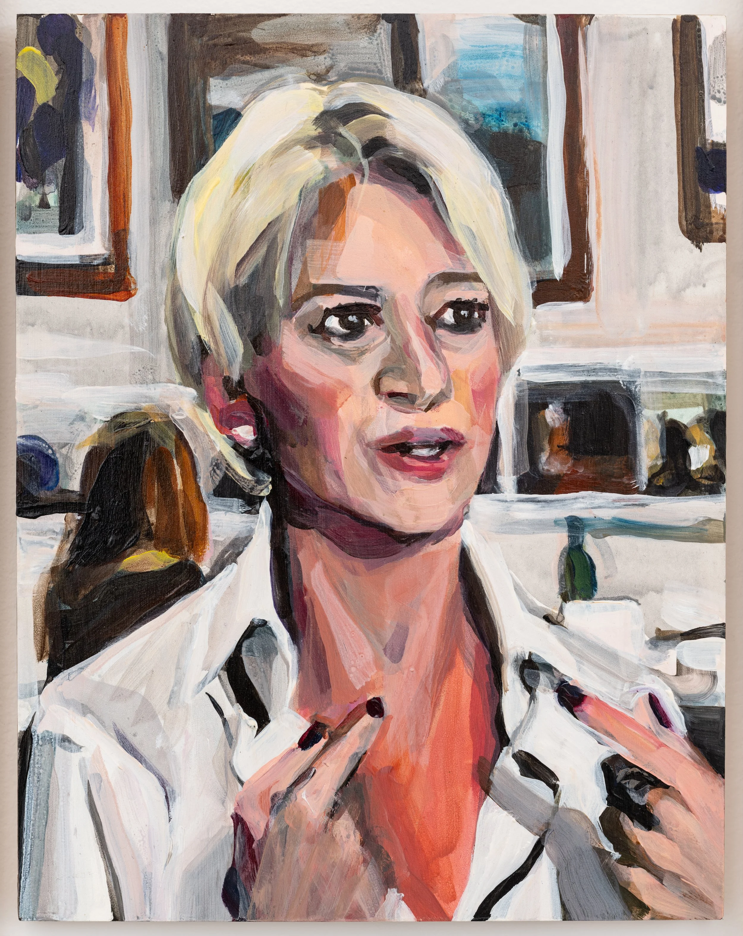 Laura Collins_Dorinda Medley Pointing at Herself_2017.jpg