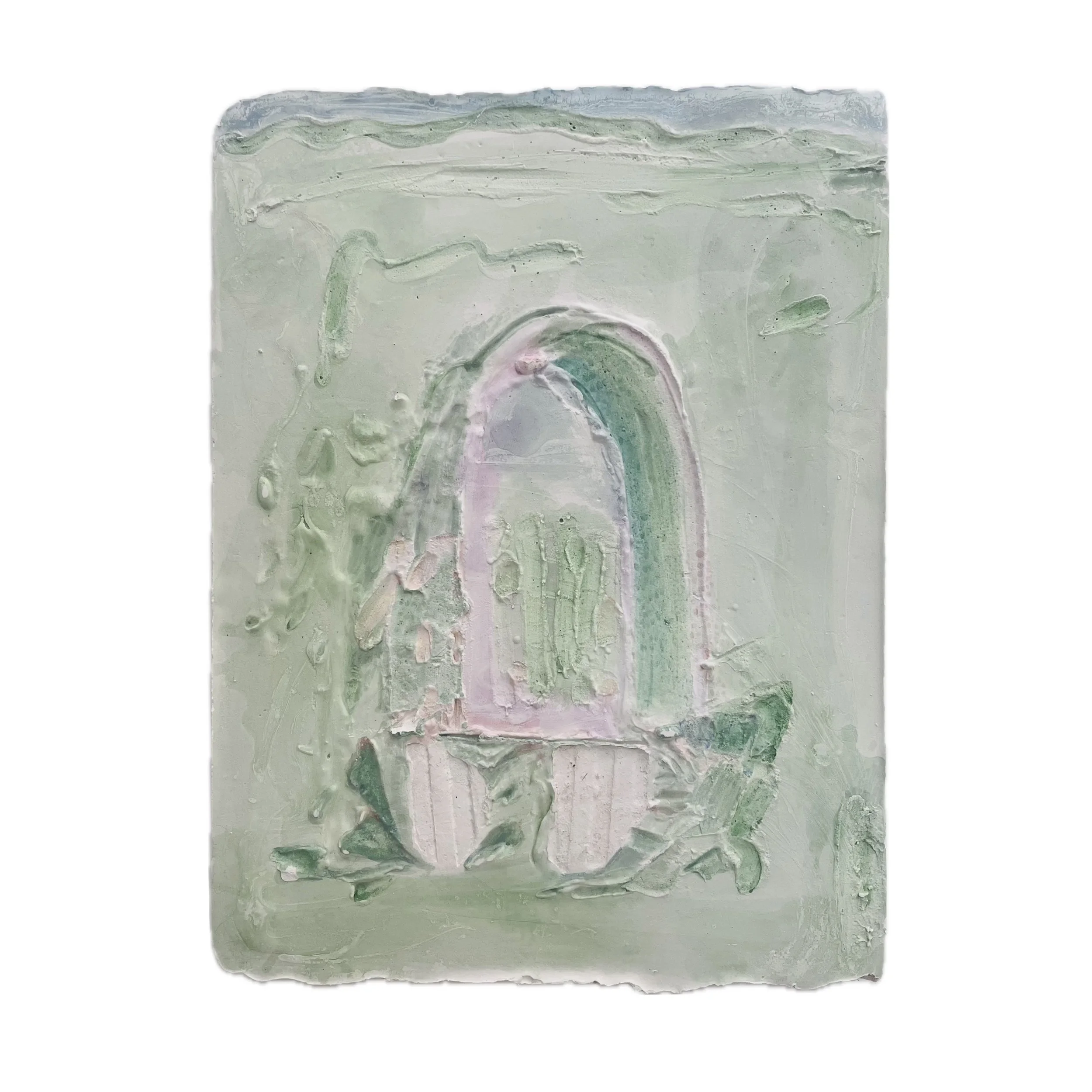 Erica Newton, Oil on plaster, 2026