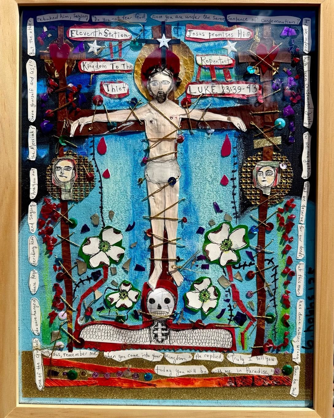 Palm Sunday is my favorite church day of the year, and in a weird way I was comforted that mama passed away on this sacred day in 2020. This year, for Holy Week, our  @fpc_oxford music director, @creightonholder organized a members art show for each 