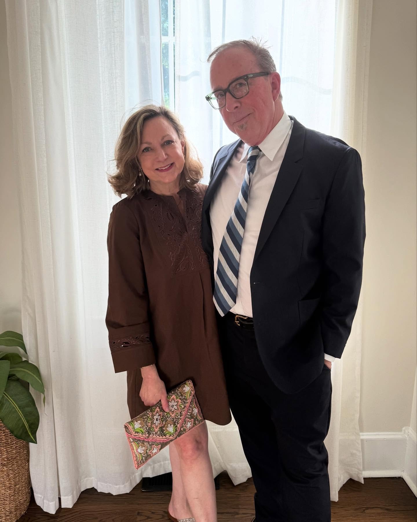 We got dressed up and went to the most joyful and beautiful wedding. Thank you, @tmcclinchey and @tdhobbs89 for having such inspiring love. ❤️