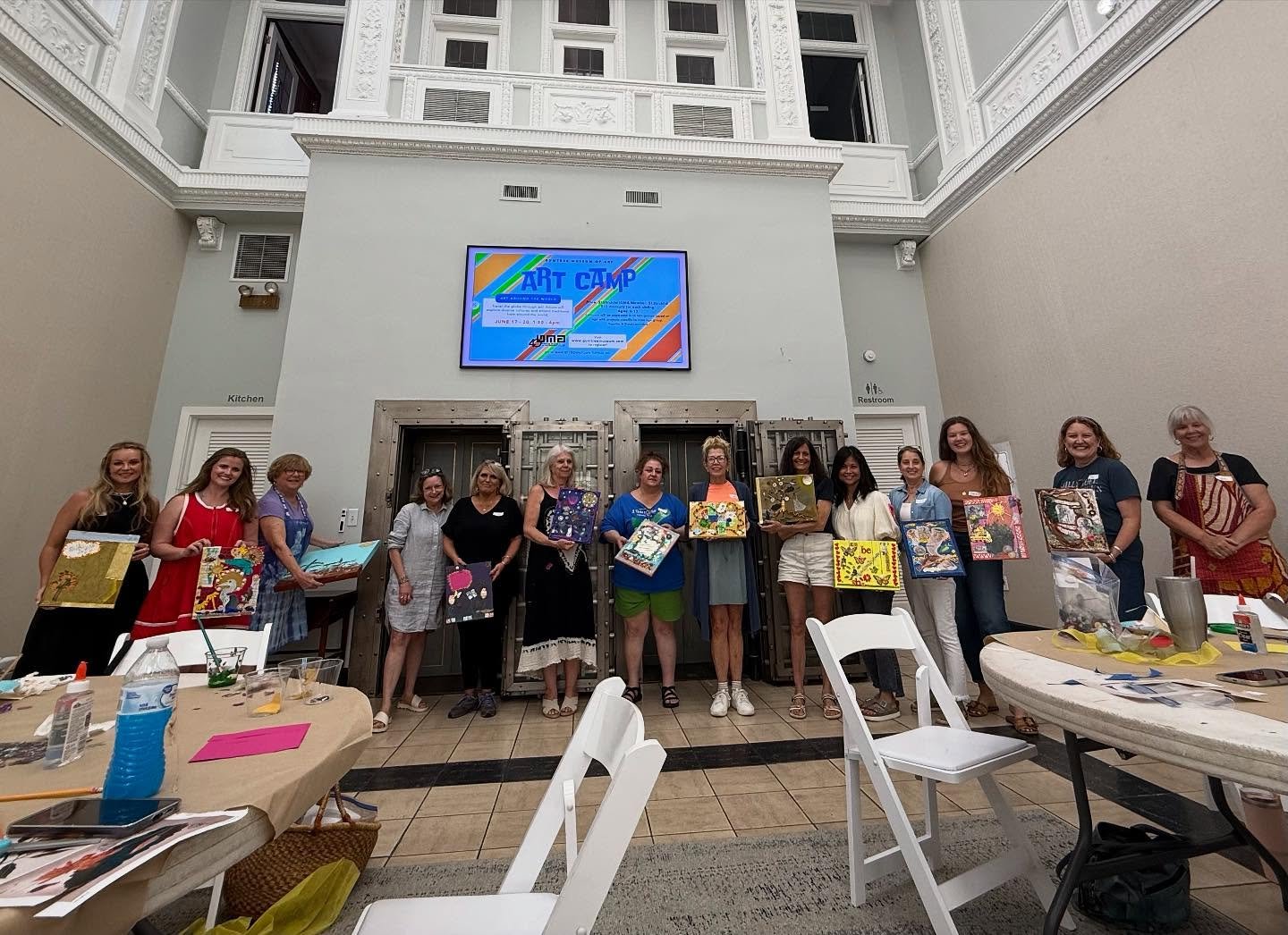 @gumtreemuseum, thank you for inviting me to conduct a narrative art/mixed media workshop. Every single one of these women brought the room joy, comfort, inspiration, and kindness. I&rsquo;m gobsmacked by the group&rsquo;s talent demonstrated in that
