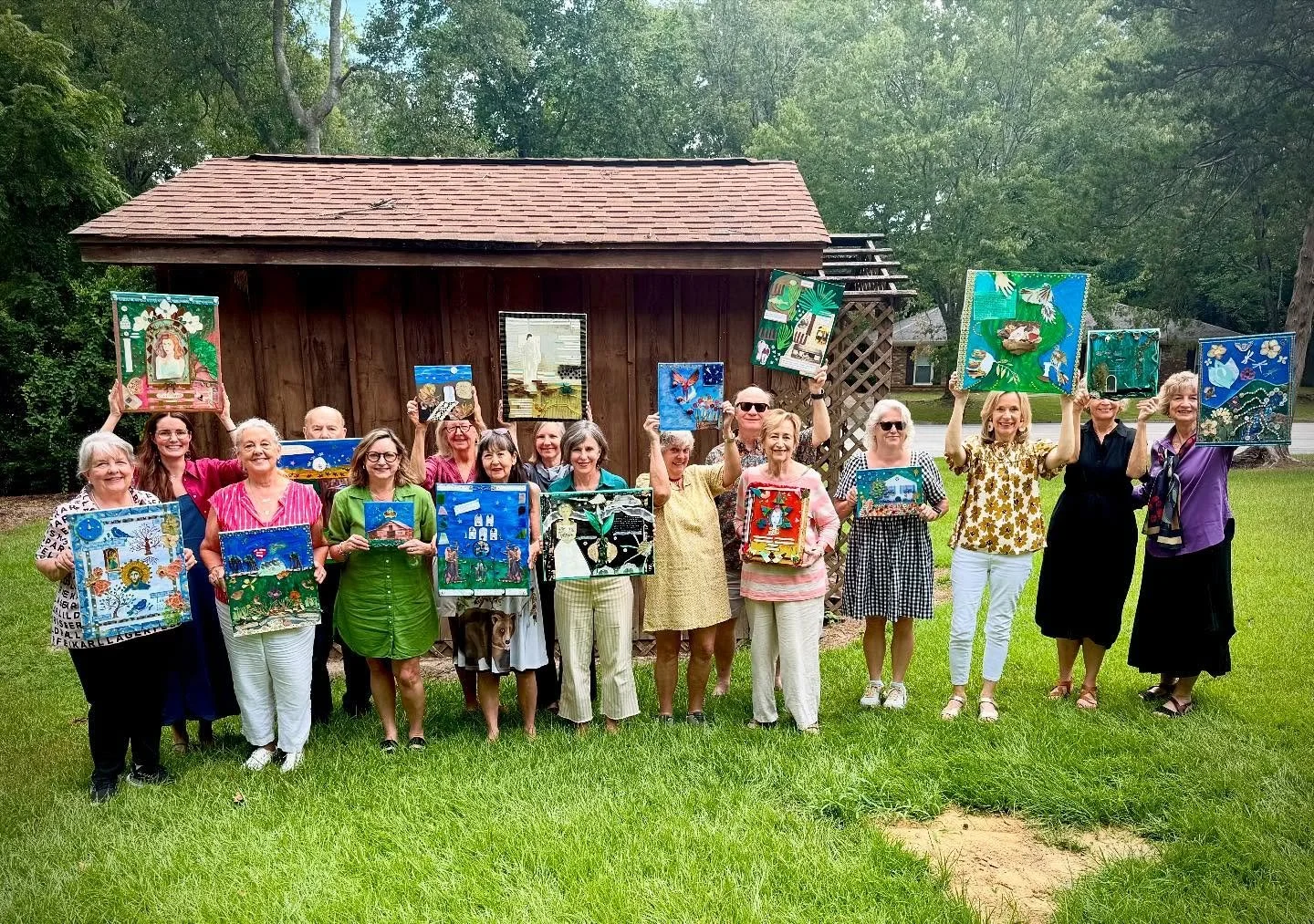 Our first session at Sunny Slope was full of poetry, art, laughs, tears, generosity, and brilliance. I learned so much. Thank you, beautiful people who participated in the workshop. I&rsquo;m now very excited to be on to the second week! War Eagle!