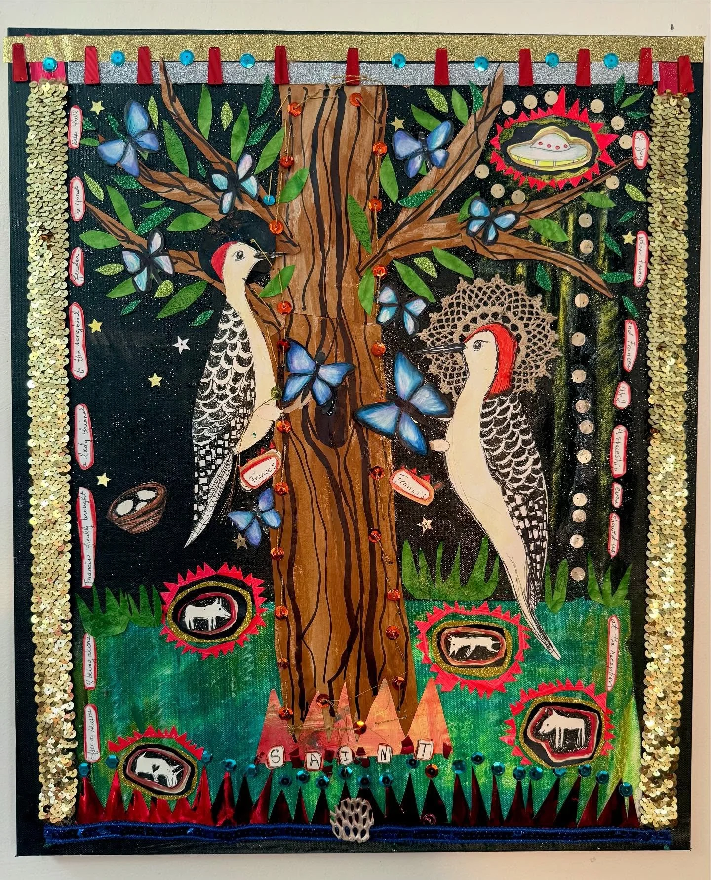 &ldquo;Frances and Francis Have an Empty Nest,&rdquo; migrating south to @fischgall in November ❤️