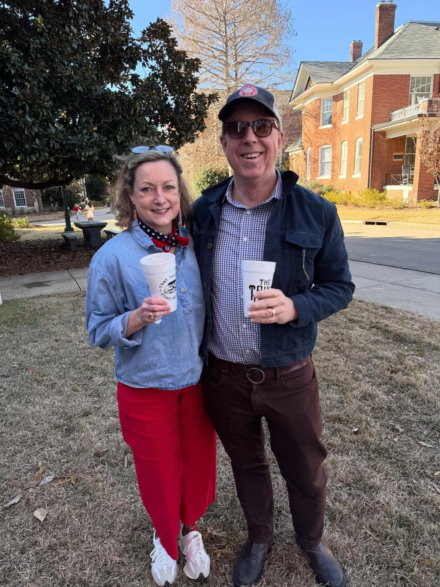 Let&rsquo;s go!! We are ready!!!❤️💙❤️💙 Hotty toddy!!!!