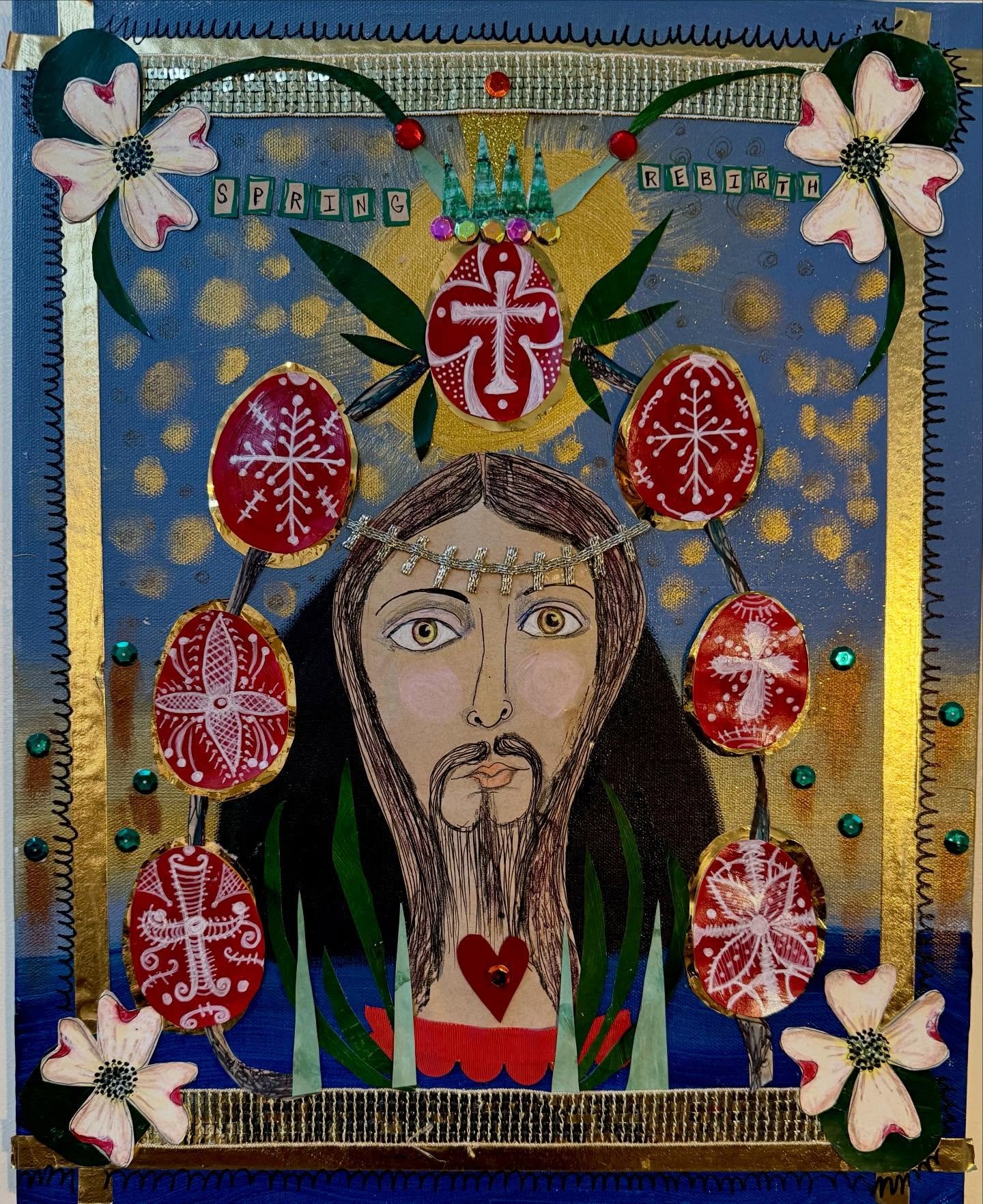 Folks often tell me that my artwork reminds them of Eastern Orthodox art, so after my Stravinsky piece, I decided to stay with Russia for a bit. I&rsquo;ve always loved their Easter eggs. The shell is Jesus&rsquo;s tomb. The yolk is his light. Let us