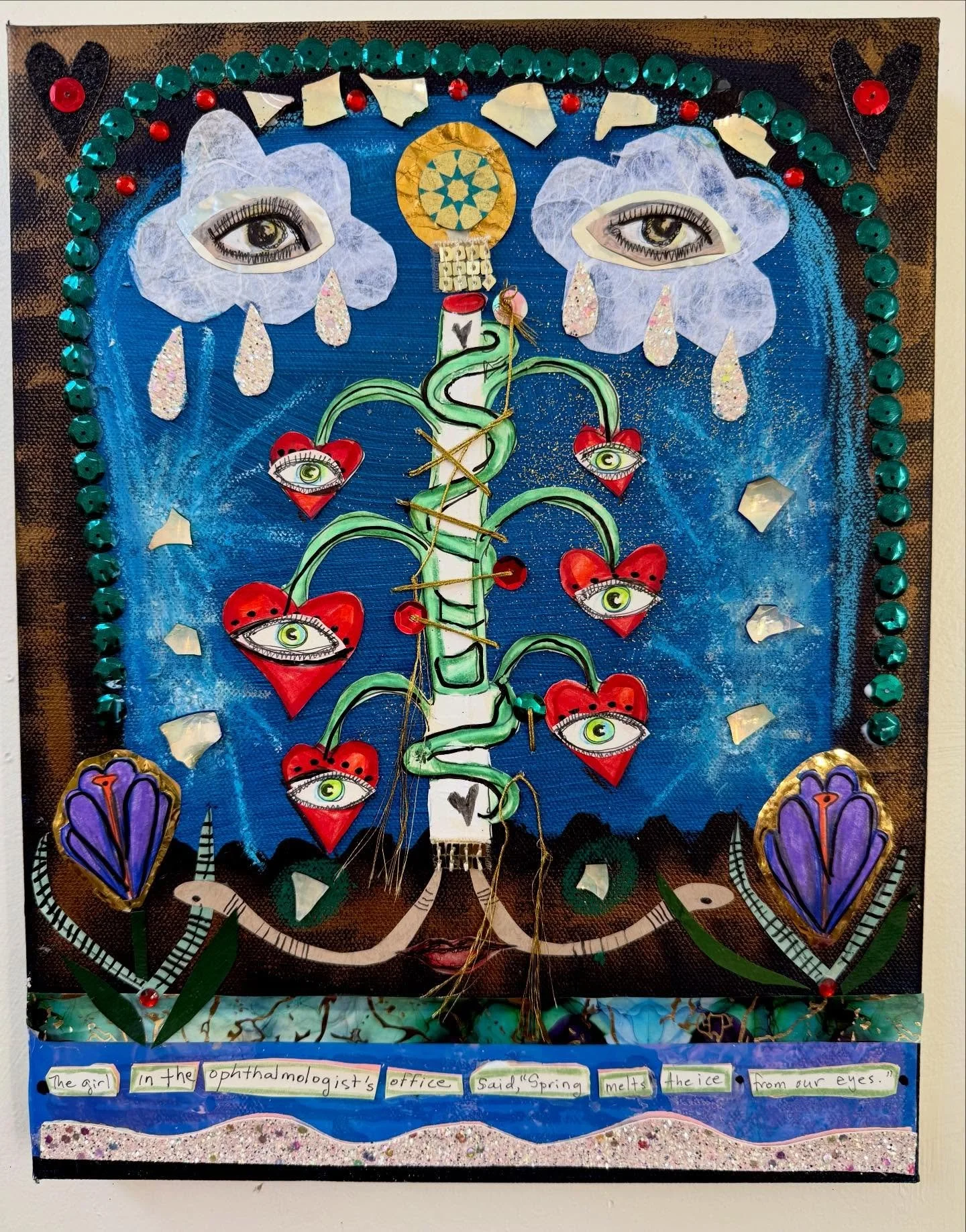 In the ophthalmologist&rsquo;s office, a young woman asked me if I was reading Shakespeare. I said yes, A Midsummer Night&rsquo;s Dream, and told her I was reading to ready myself for an art show with a spring theme. We started bouncing ideas off of 