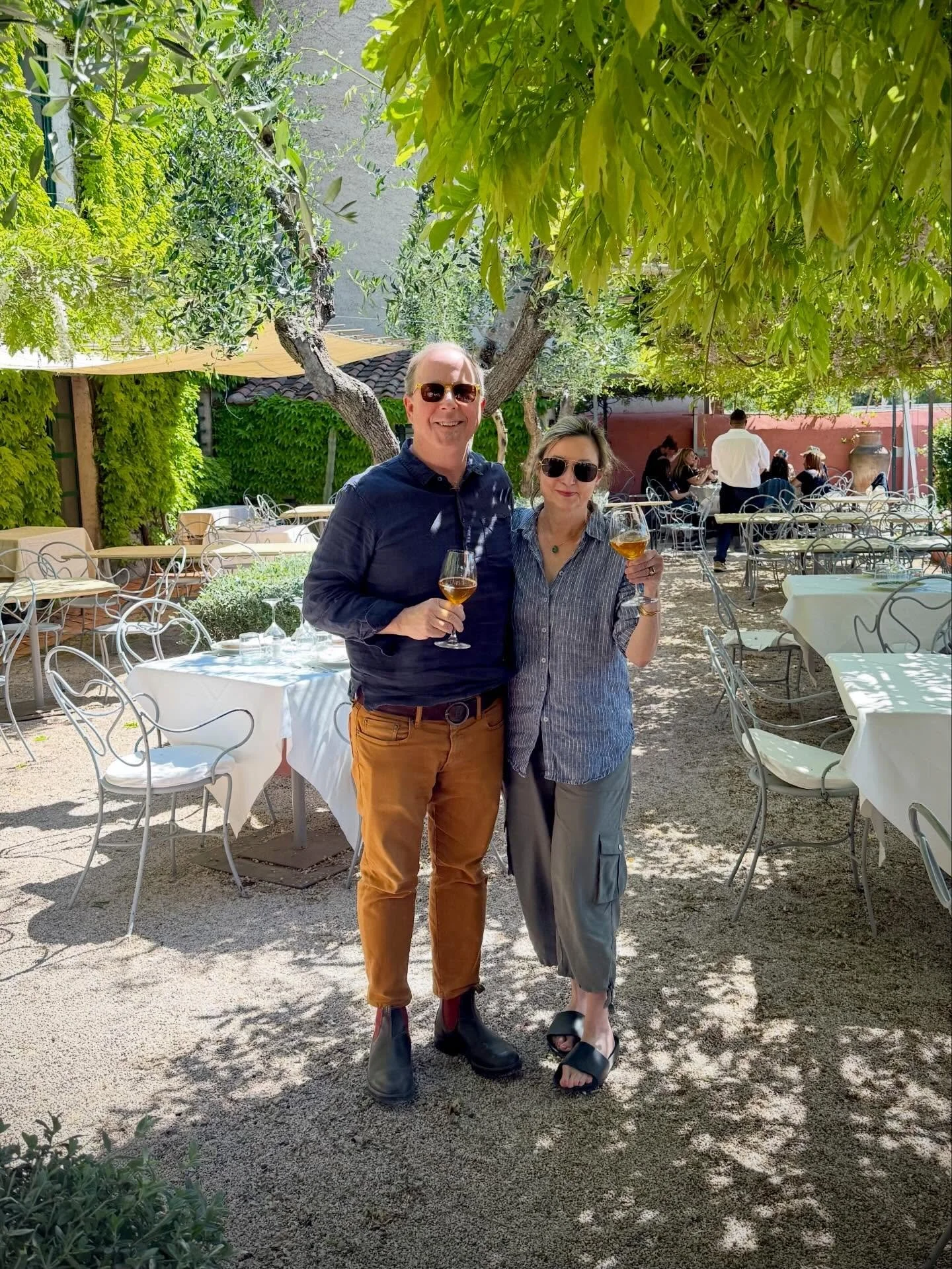 We had a beautiful lunch even though @johntedge didn&rsquo;t tell me I was eating fried barracuda.