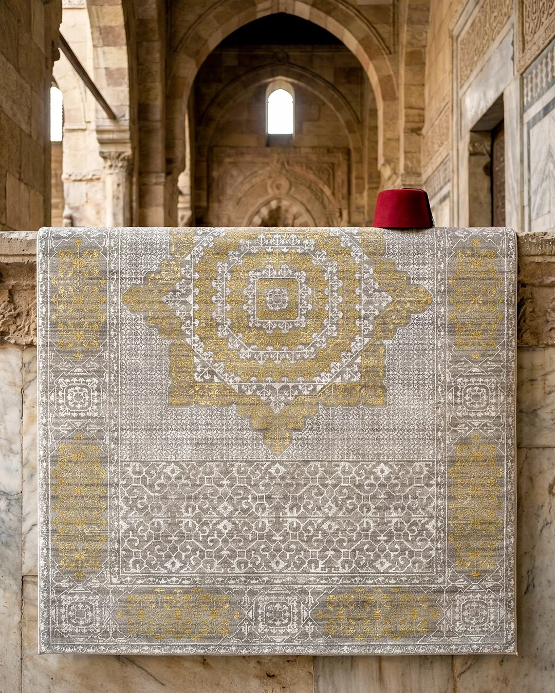 Tracing the silhouettes of 13th-century Cairo, from the grand arch to the delicate latticework, and spinning them into the fabric of today throug our Mamluk collection.
