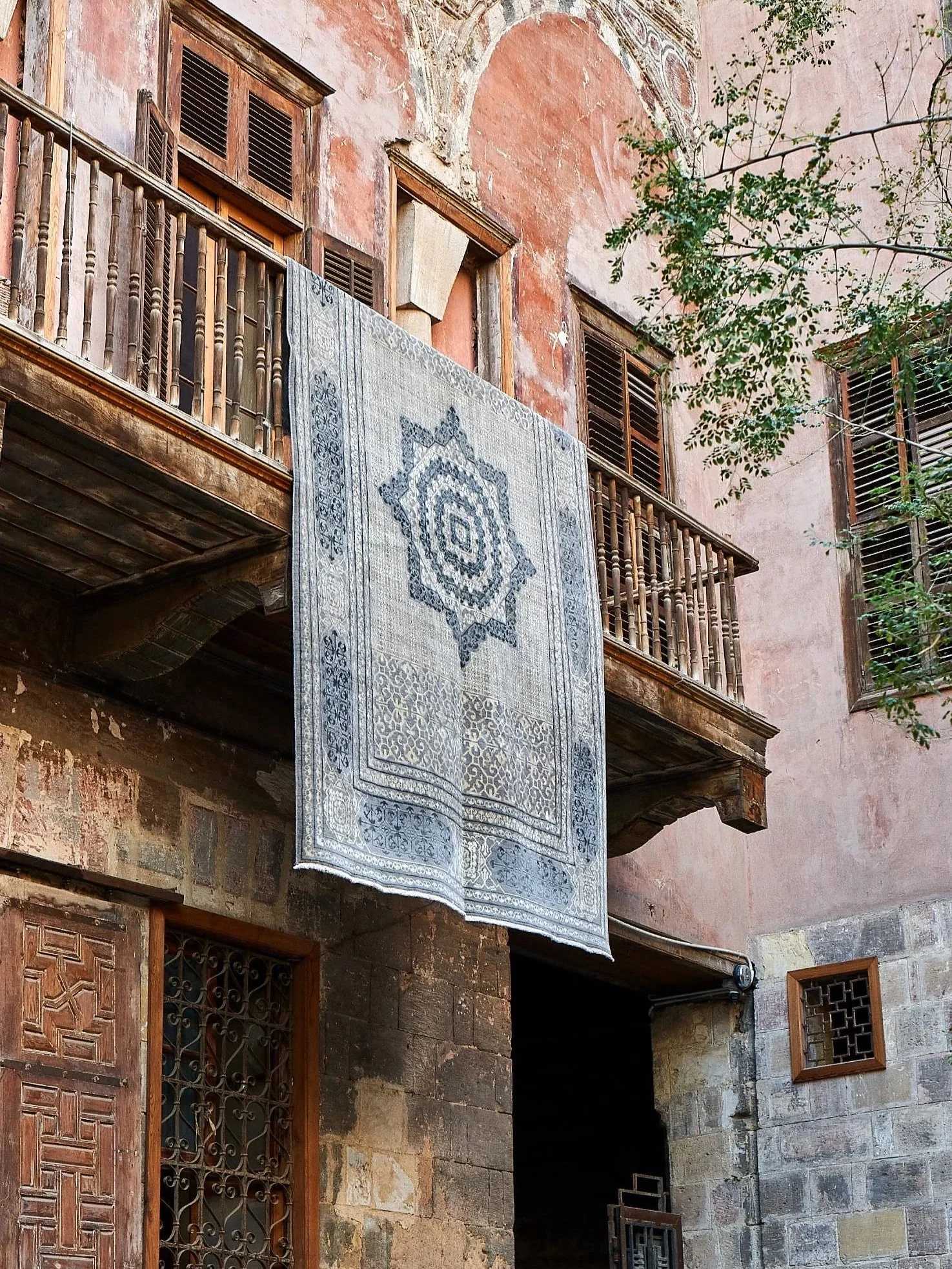 Kahhal Looms Mamluk Collection luxury carpet inspired by the geometric heritage of Old Cairo