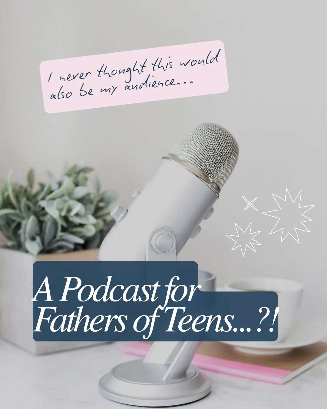 If you feel there&rsquo;s a father of teens who may benefit from listening, please share the link to my podcast:

https://kateboydwilliams.com/podcast

It&rsquo;s also in my bio and available on Spotify and Apple.

I hope that helps. Let me know if s