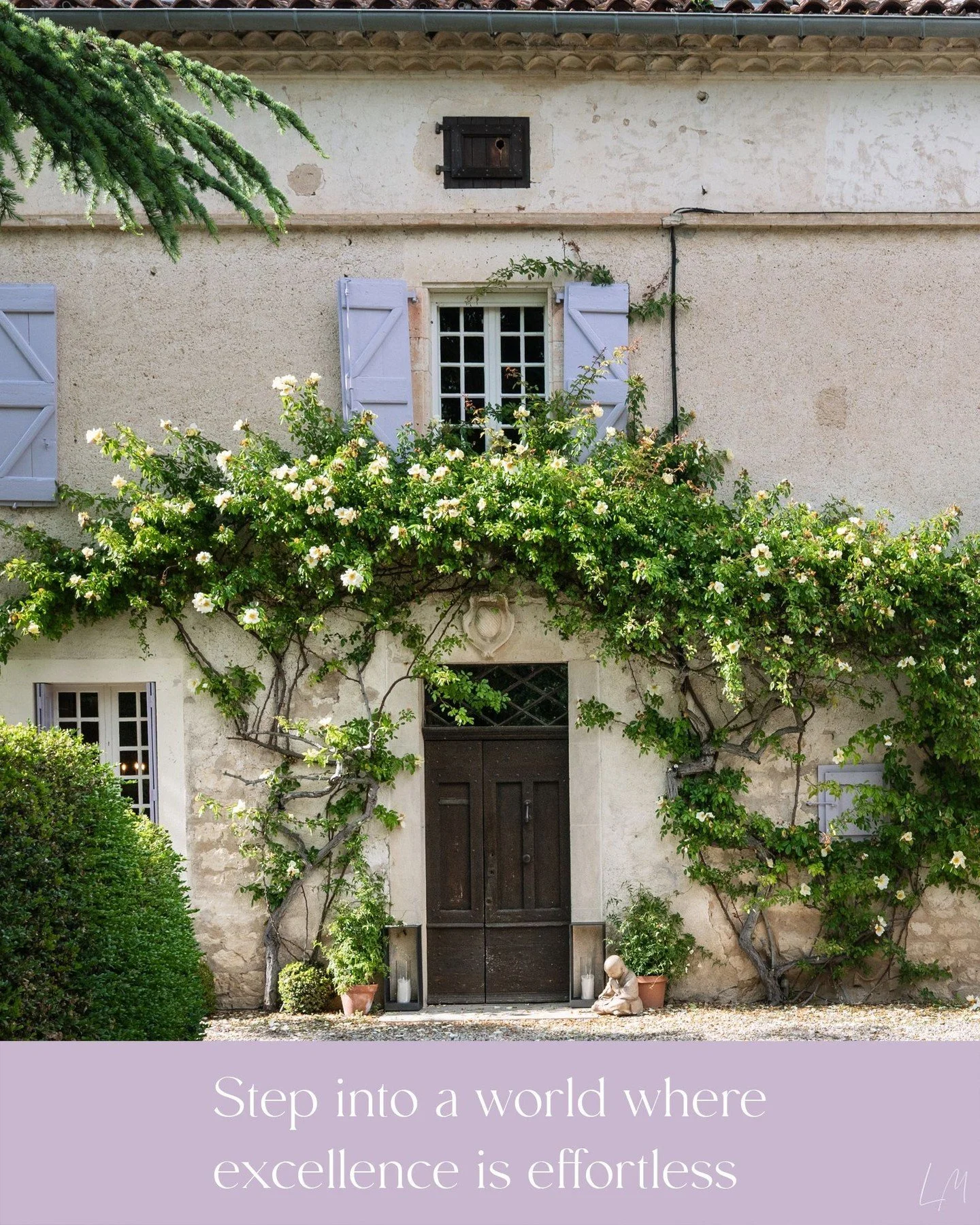 Wake up, open the door, and let the day meet you with beauty.

Here, everything feels easy, and that's the real luxury. 🌸✨ 

#LuxuryRetreatFrance #FrenchElegance #SlowLivingFrance #TravelFrance