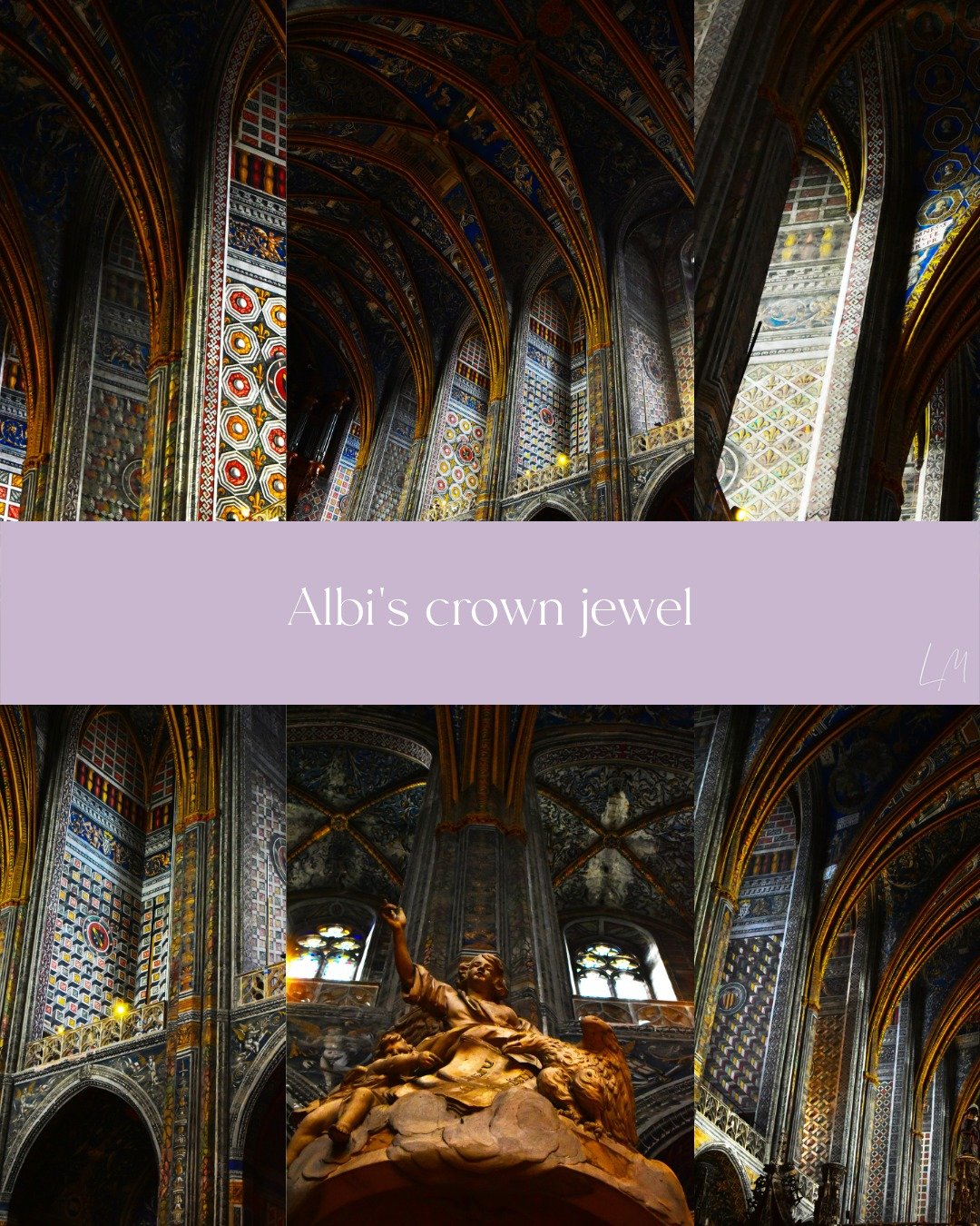Albi's crown jewel.

One of the cultural treasures we guide our guests to discover. Sainte-C&eacute;cile Cathedral's painted ceilings and Gothic grandeur are exactly why we chose this region, centuries of artistry waiting just beyond Les Manibelles. 