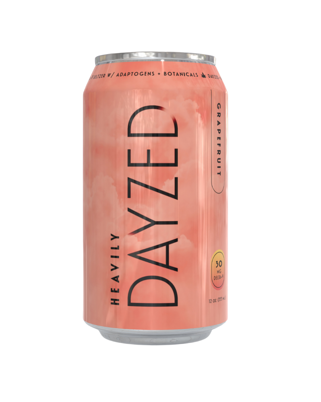 Explore DAYZED Grapefruit seltzers: a refreshing non-alcoholic social tonic infused with herb & adaptogens. - crafted with mountain water. 